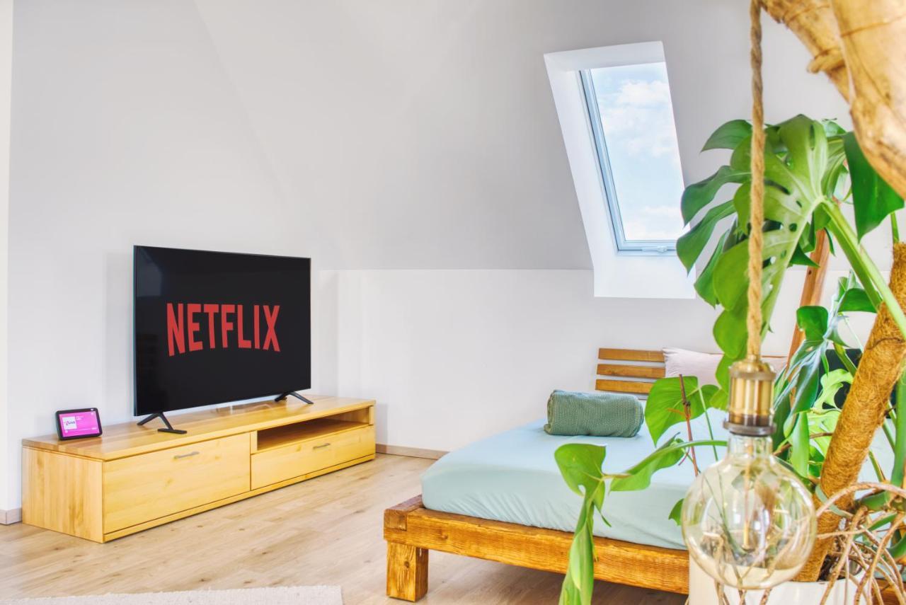 Luxus Apartment! Kueche, Balkon, Netflix, Parkplatz - 8 Personen Ilmmunster المظهر الخارجي الصورة